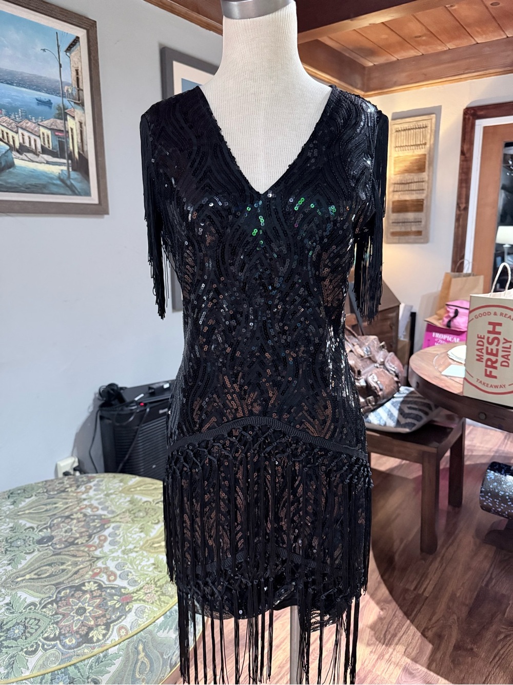 Babeyond Flapper Dress with Accessories